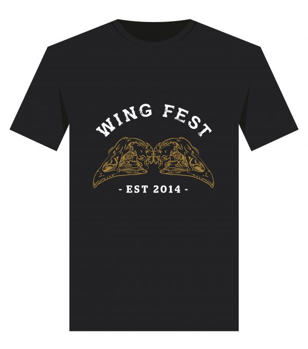 Wing Fest Skulls T-Shirt Design