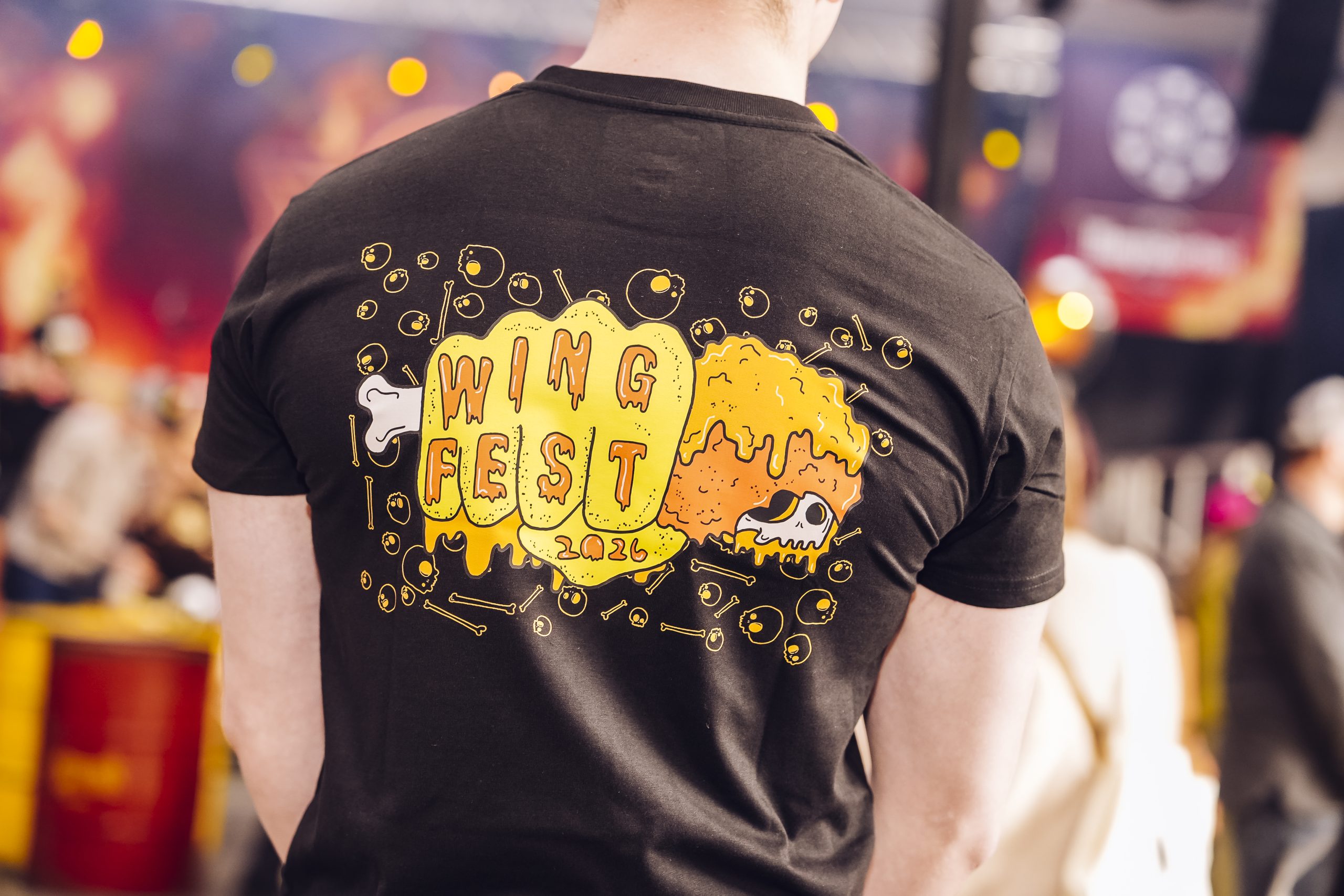 Wing Fest X Beavertown 2026 T-Shirt - Black - Image 4