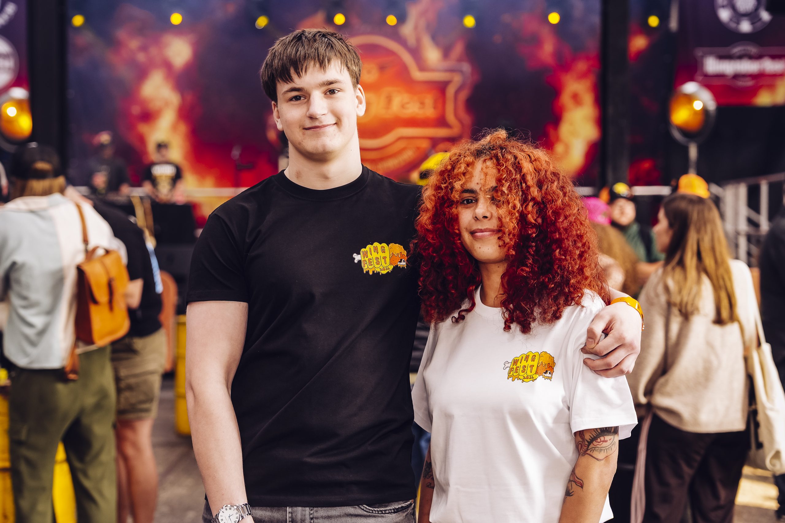Wing Fest X Beavertown 2026 T-Shirt - White - Image 5