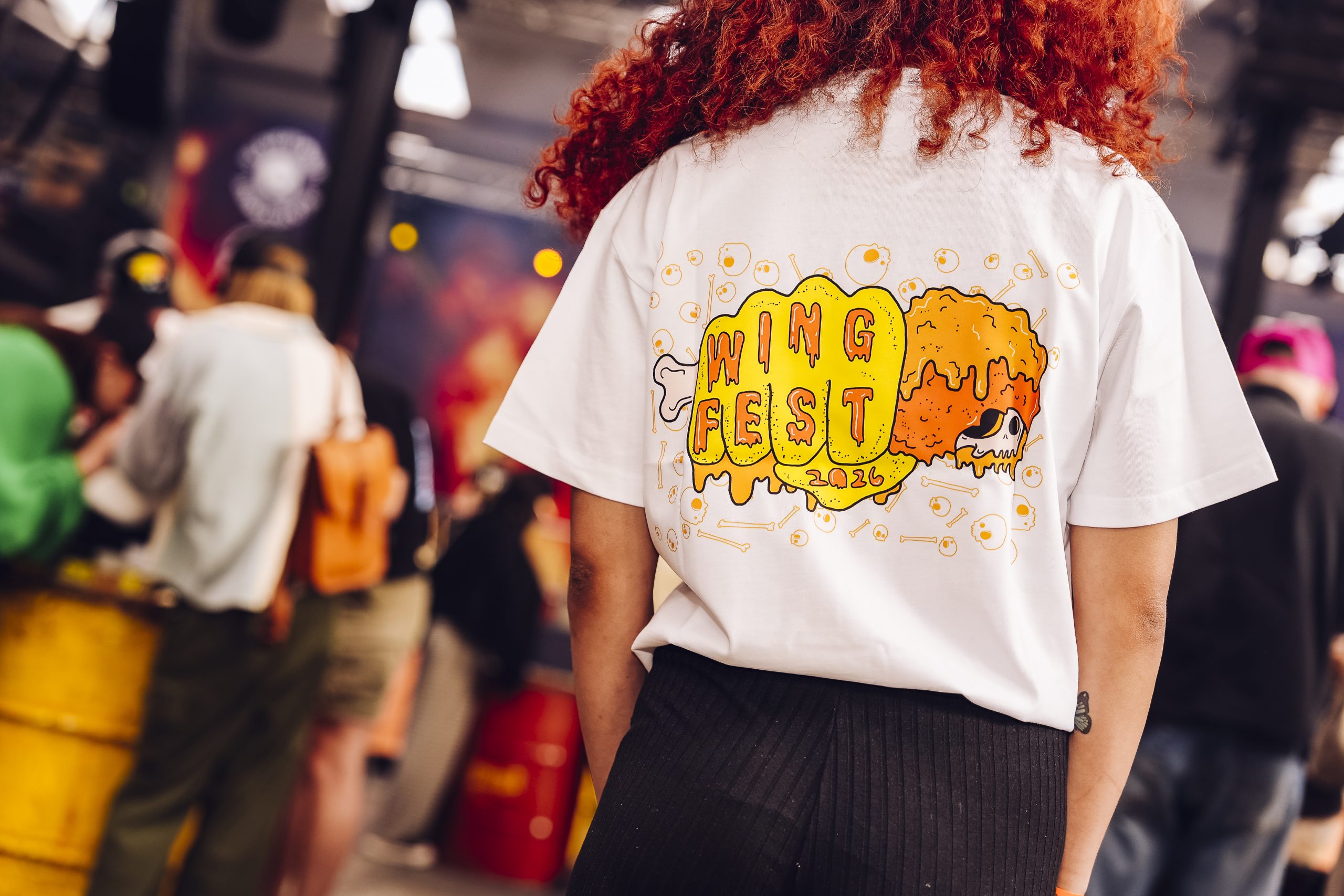 Wing Fest X Beavertown 2026 T-Shirt - White - Image 2