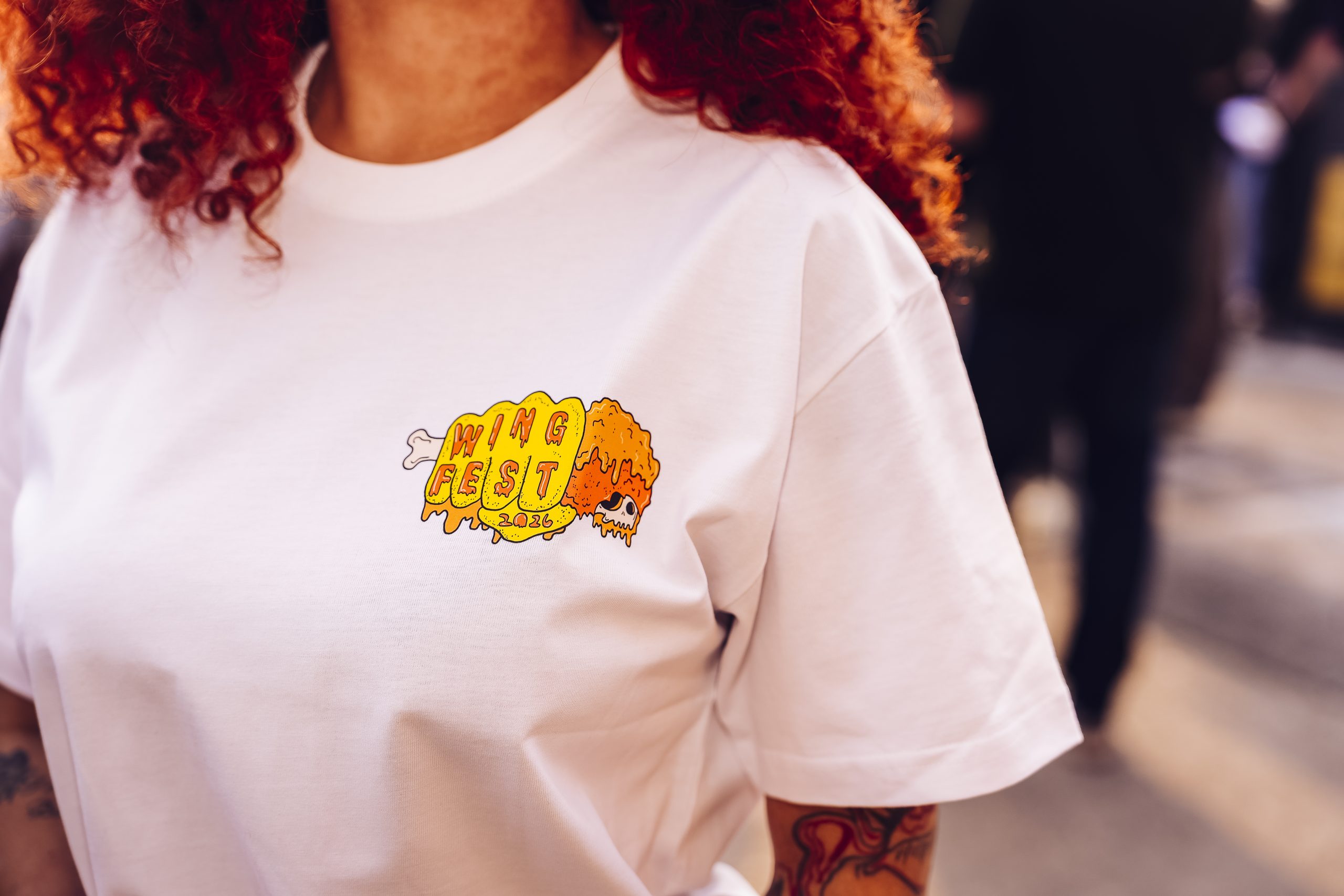 Wing Fest X Beavertown 2026 T-Shirt - White - Image 4