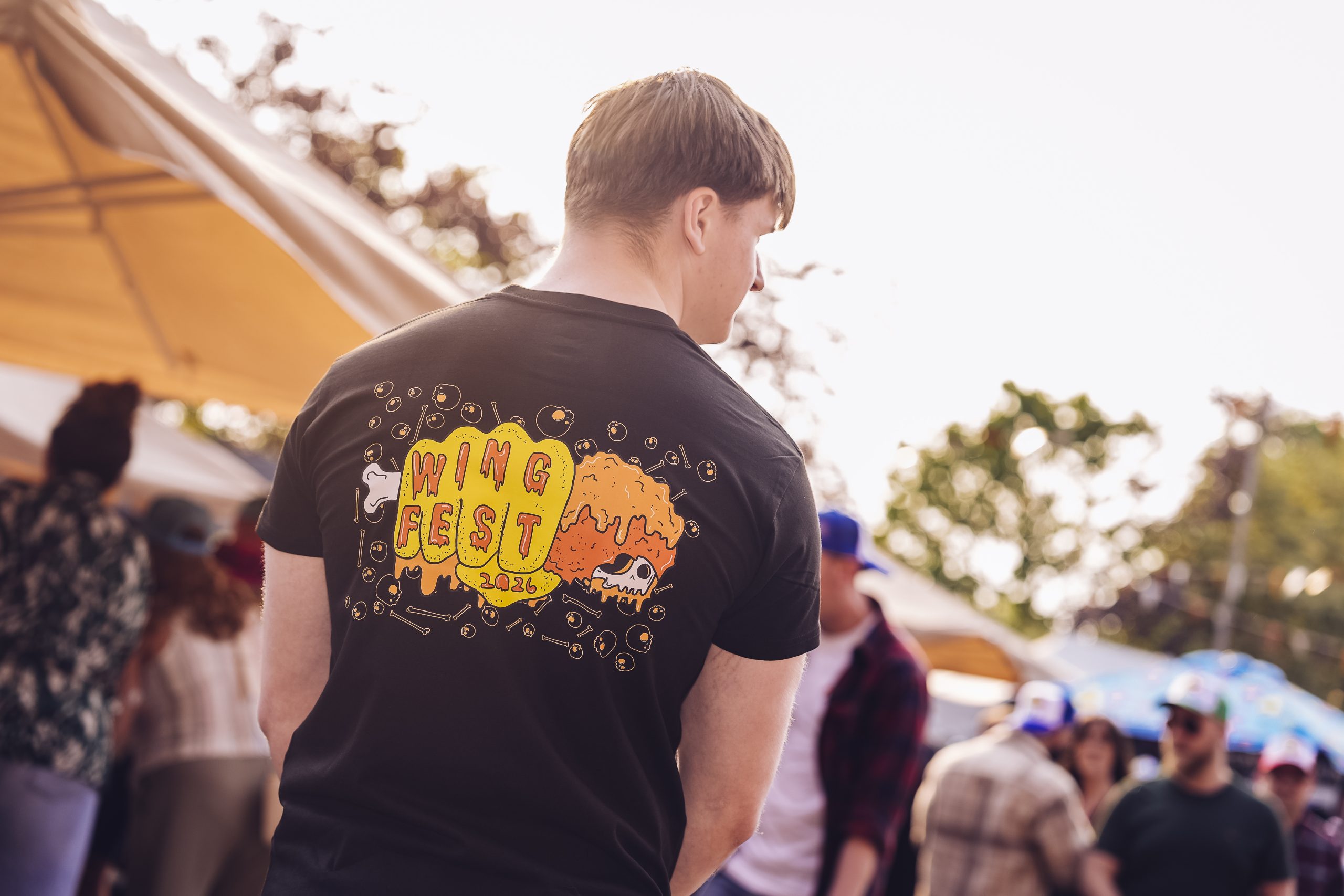 Wing Fest X Beavertown 2026 T-Shirt - Black - Image 3