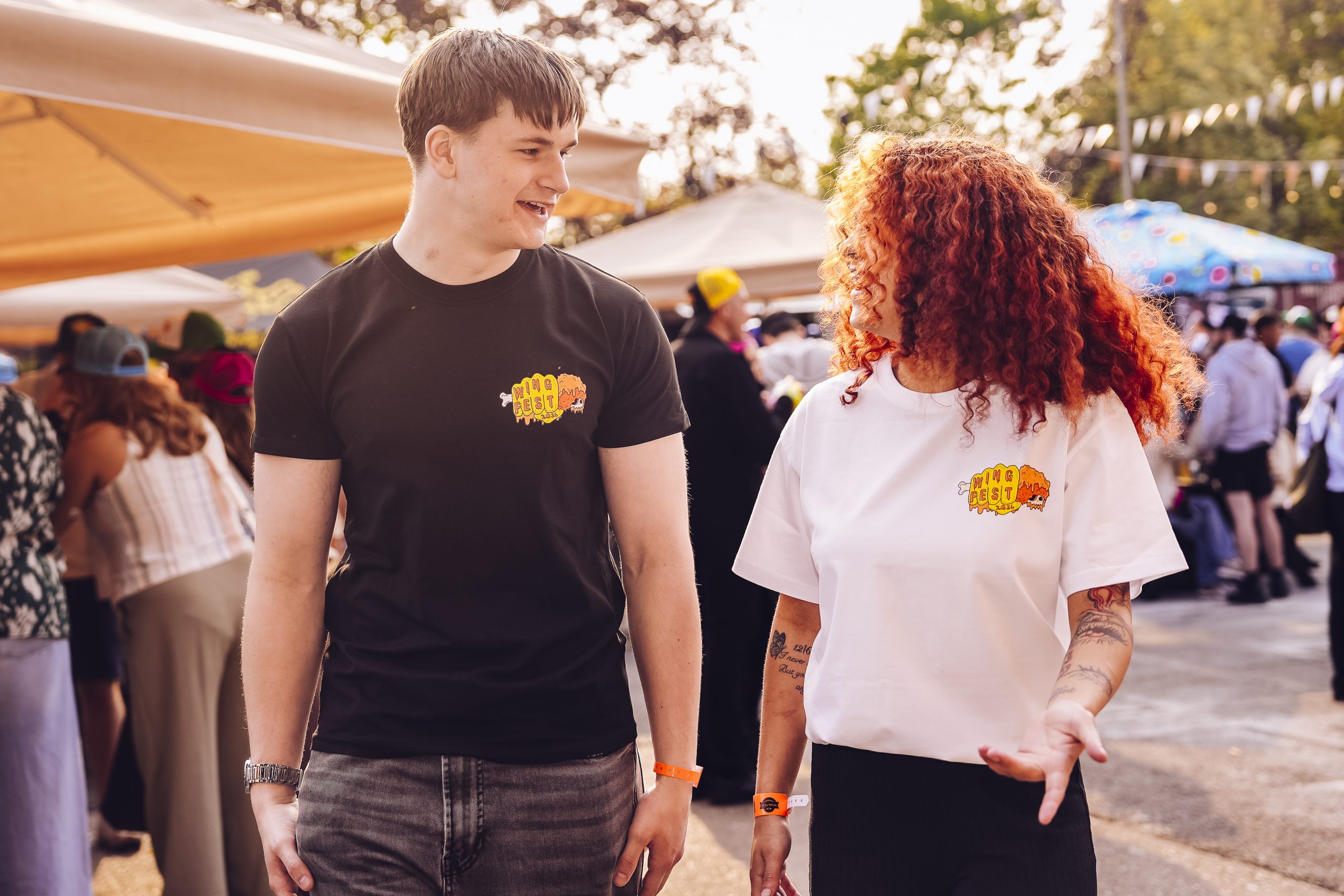 Wing Fest X Beavertown 2026 T-Shirt - White - Image 3
